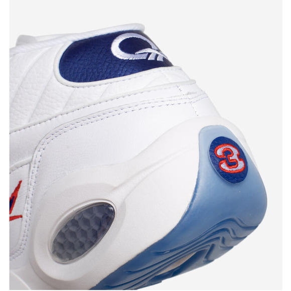 Reebok Classics Question Mid Iverson Blue Toe Mens 9 OG Basketball NWT GX0227 - Picture 5 of 6